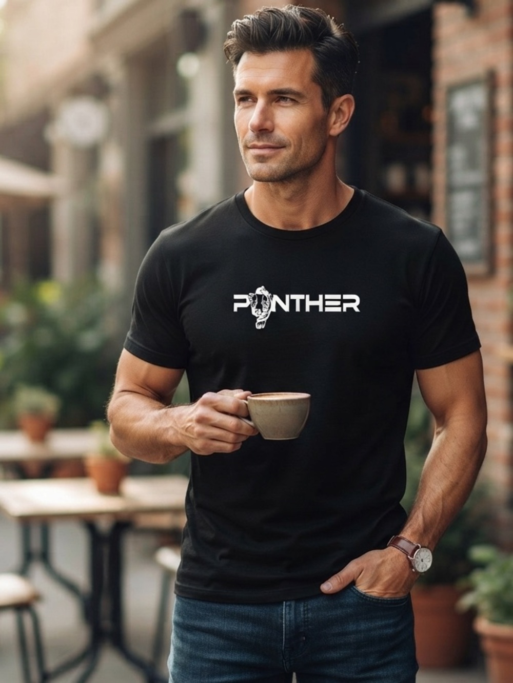 Panther Short-Sleeve Unisex T-Shirt